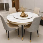6 seater round dining table — LHFHOMT
